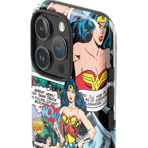 DC Comics Wonder Woman Comic Blast iPhone 16 Pro Max Impact Case